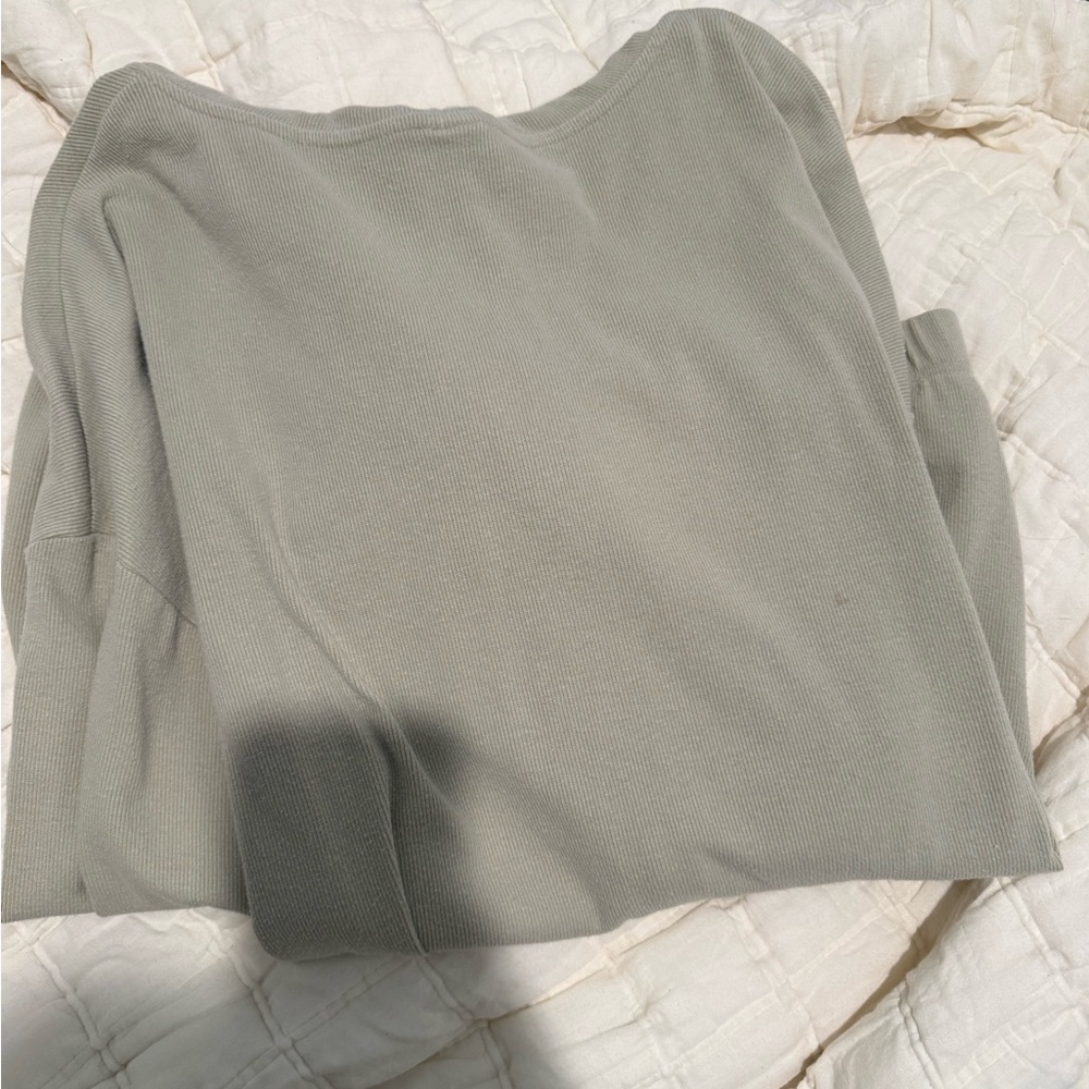 Pacsun Light Sage Zip-Up Hoodie - Picture 4 of 6